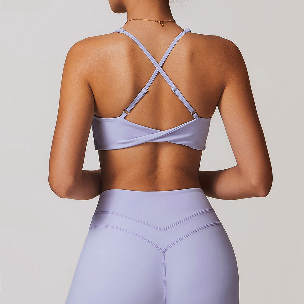 Yoga Fitness Stretching - mikeyoga Soutien-gorge de sport pour femmes,