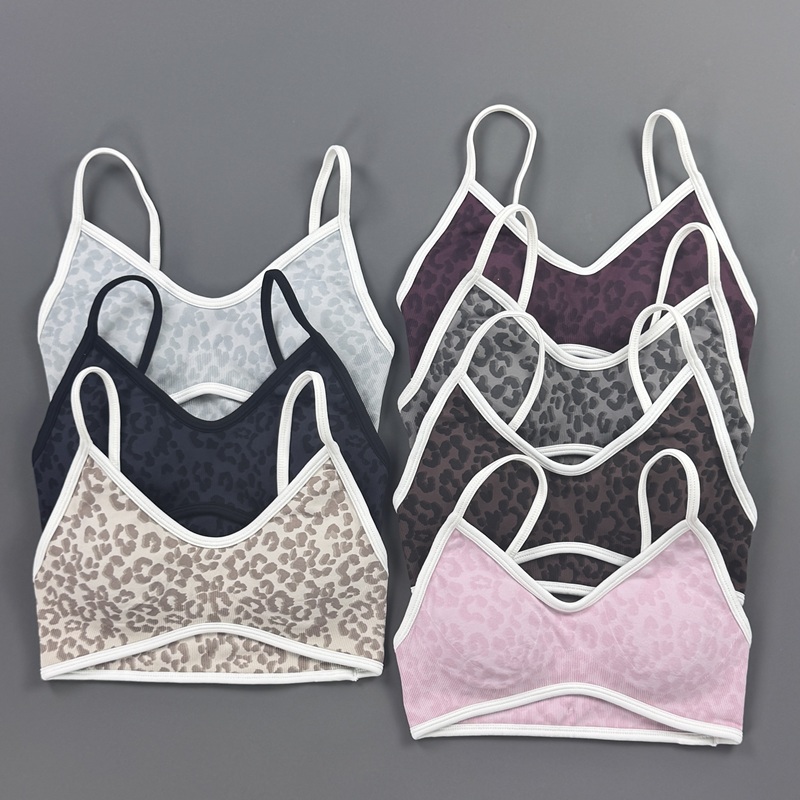 Yoga Fitness Stretching - Soutien-gorge de sport pour femme imprimé