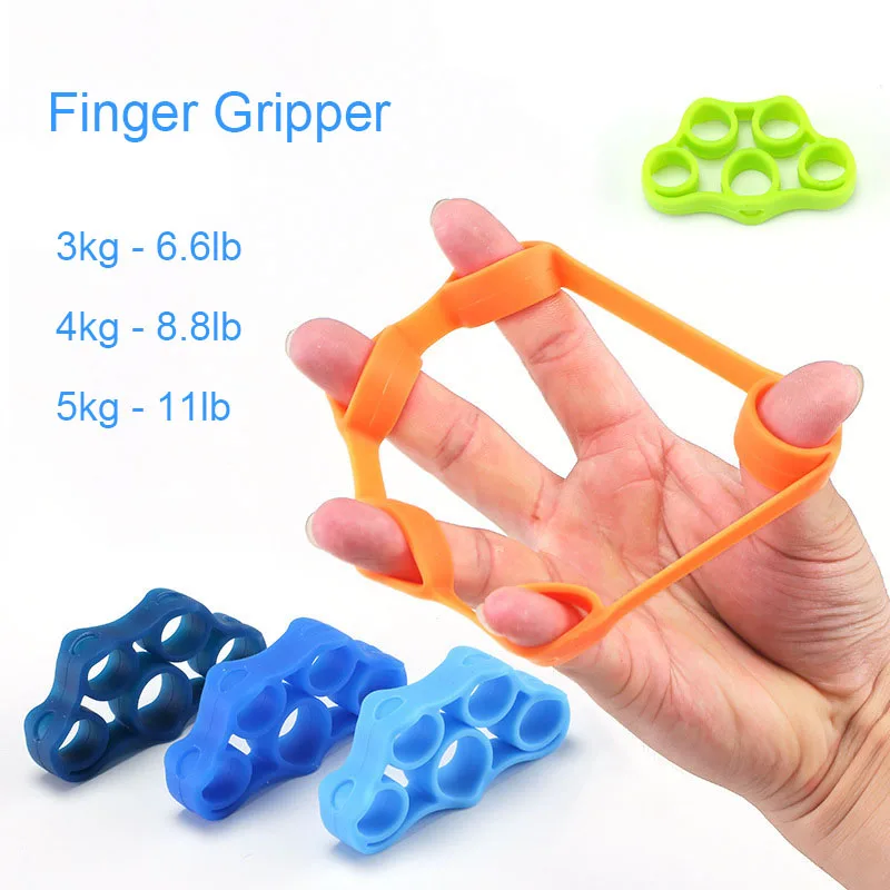 Grip Strengthener Hand - Extenseur de doigts en silicone, pince