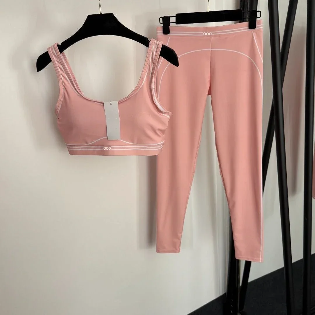 Yoga Fitness Top - Ensemble deux pièces décontracté et respirant