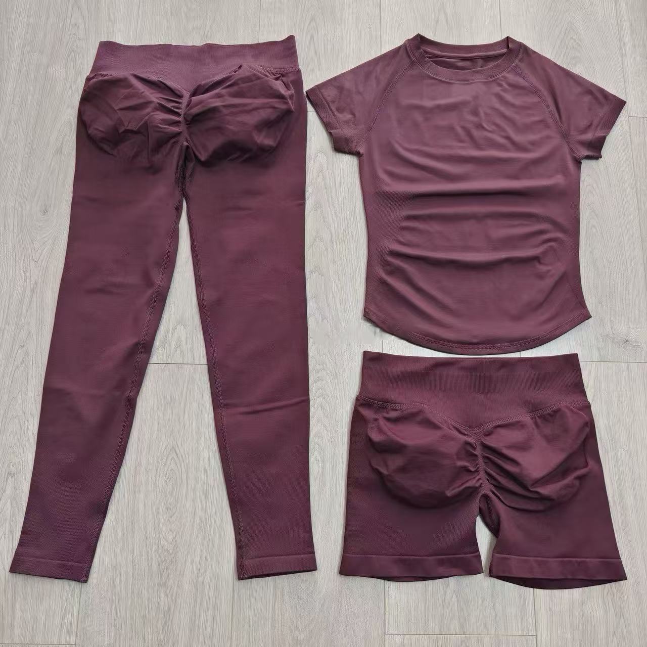 Yoga Fitness Top - Ensemble de sport 2 pièces, haut