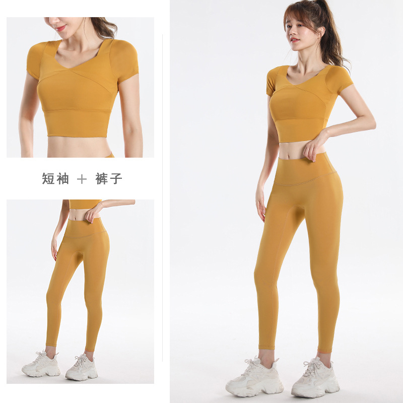 Ensemble de sport à séchage ra - Yoga Fitness Top avis et prix
