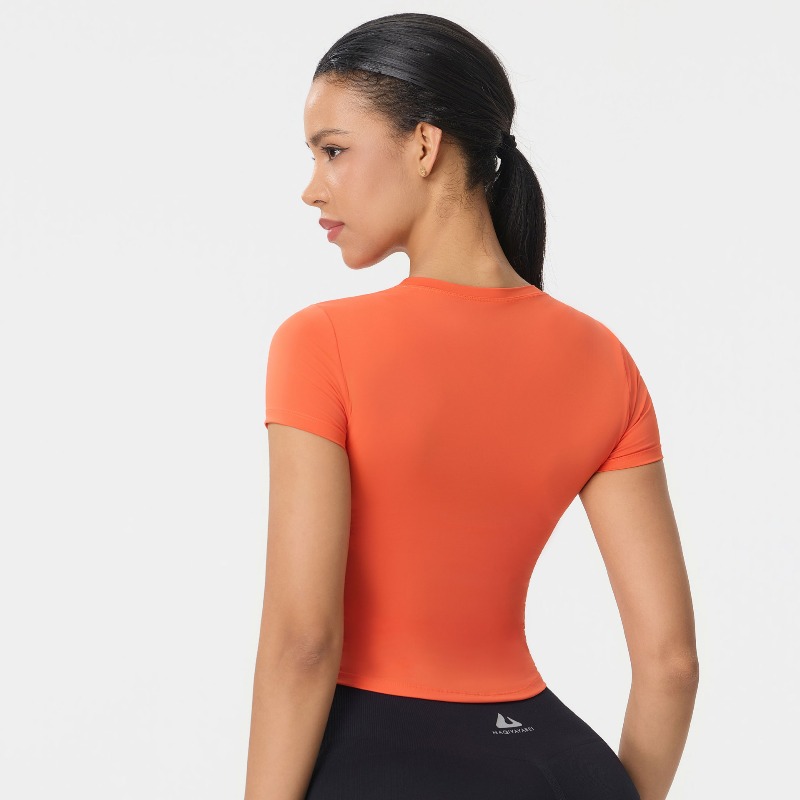 T-shirt de sport à manches cou - Yoga Fitness Top avis et prix
