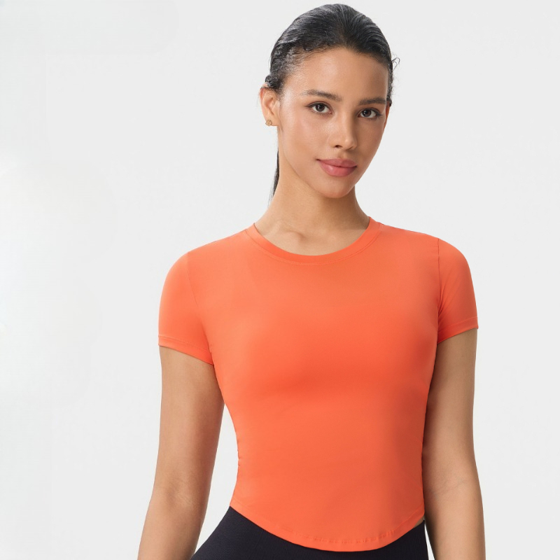 T-shirt de sport à manches cou - Yoga Fitness Top avis et prix