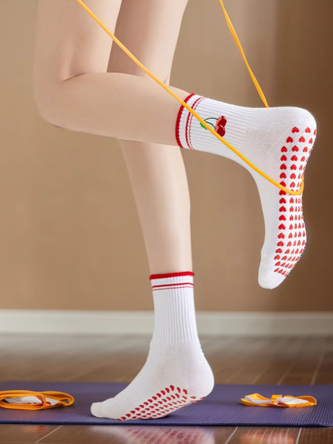 1 paire de chaussettes de yoga - Yoga For Fitness avis et prix